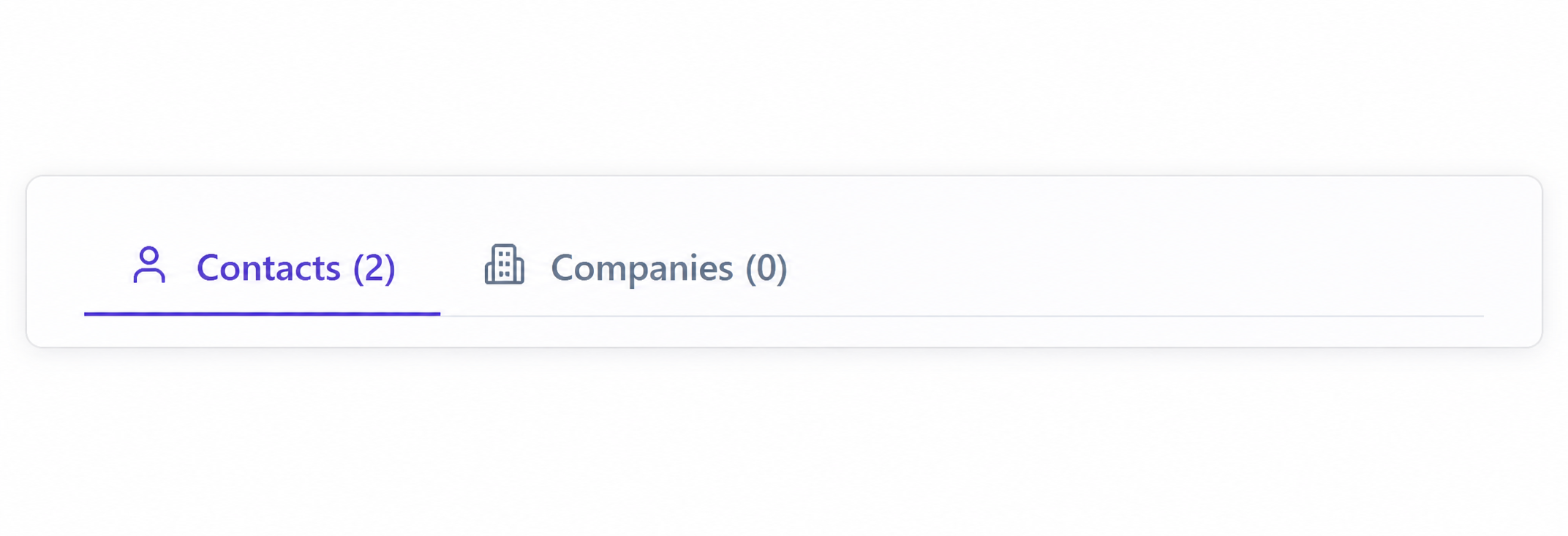 OutFlo Do Not Contact tabs showing Contacts and Companies counts
