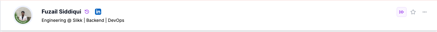 Fast forward icon in Unibox for eligible replied leads