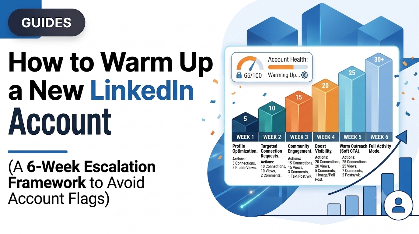 How to Warm Up a New LinkedIn Account
