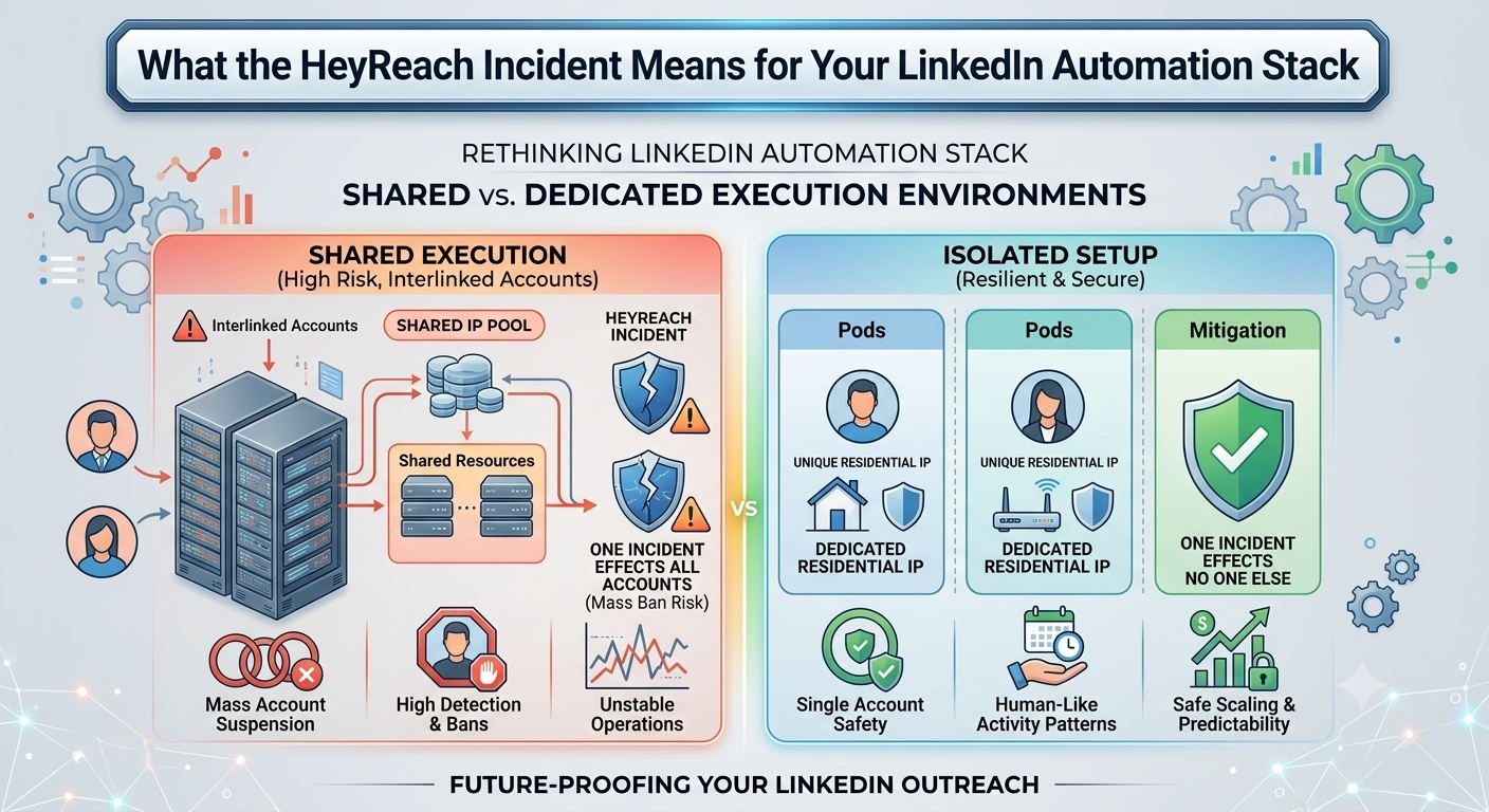 What the HeyReach Incident Means for Your LinkedIn Automation Stack