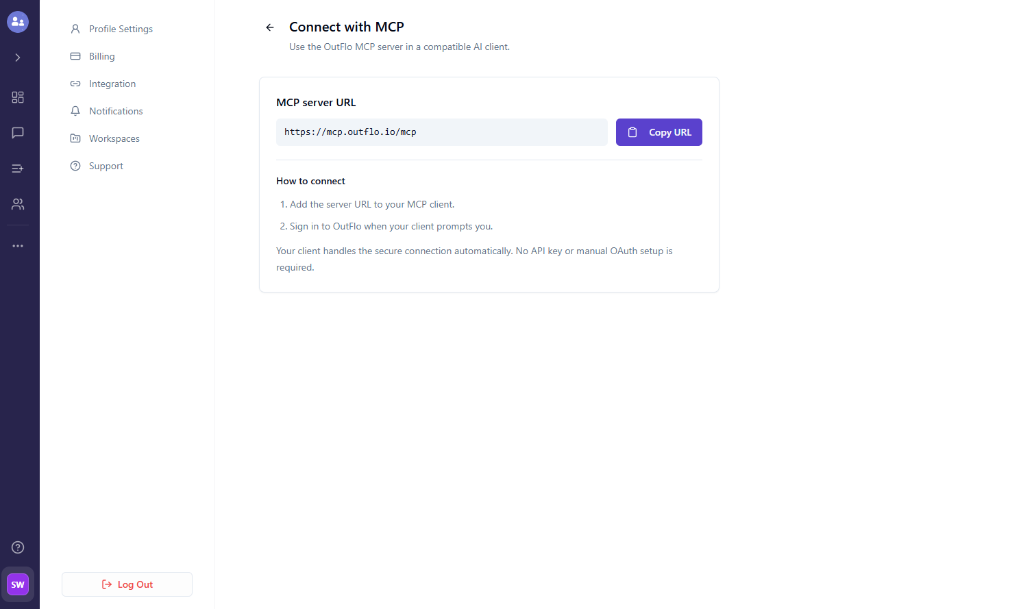MCP Integration Page