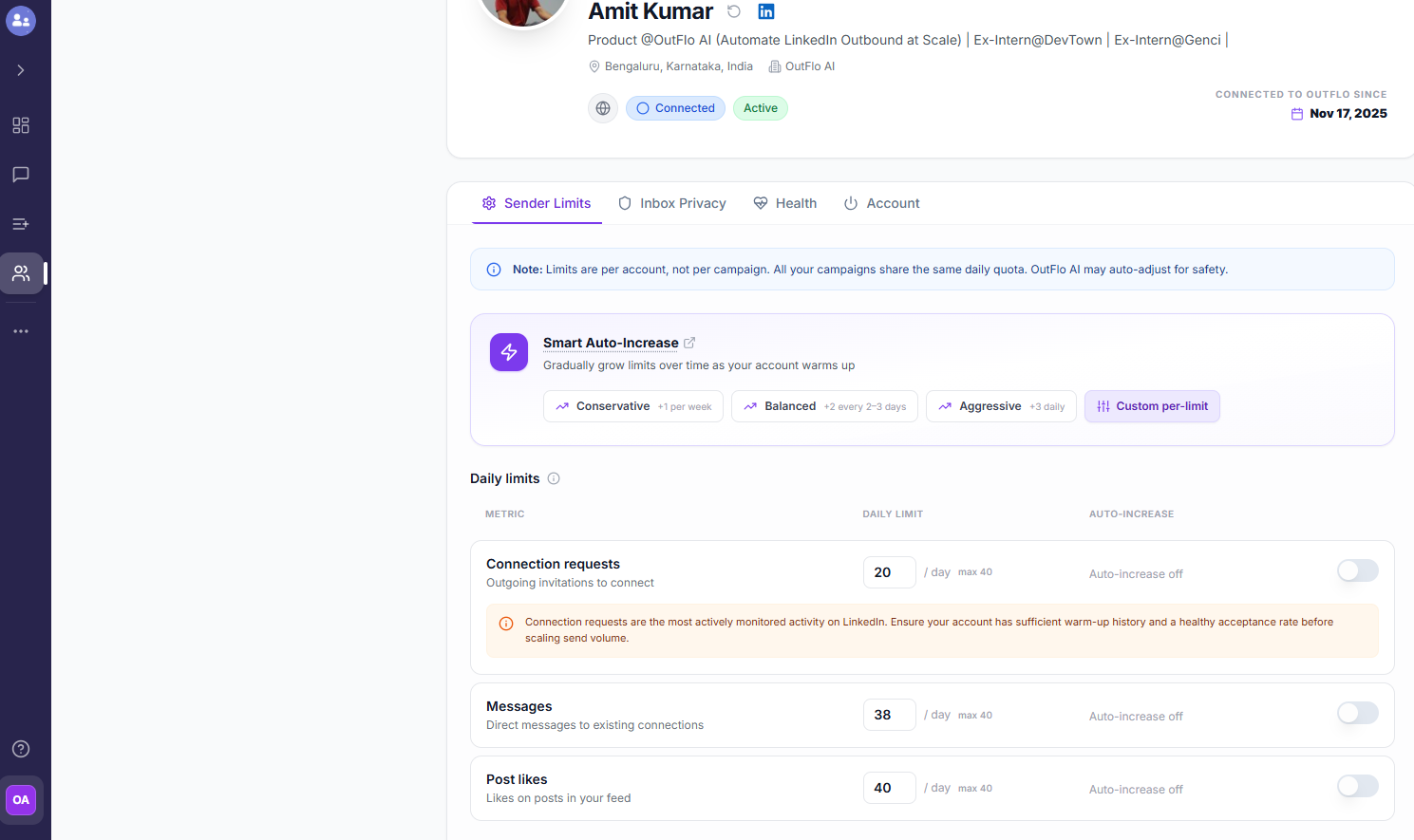 Smart Auto-increase page