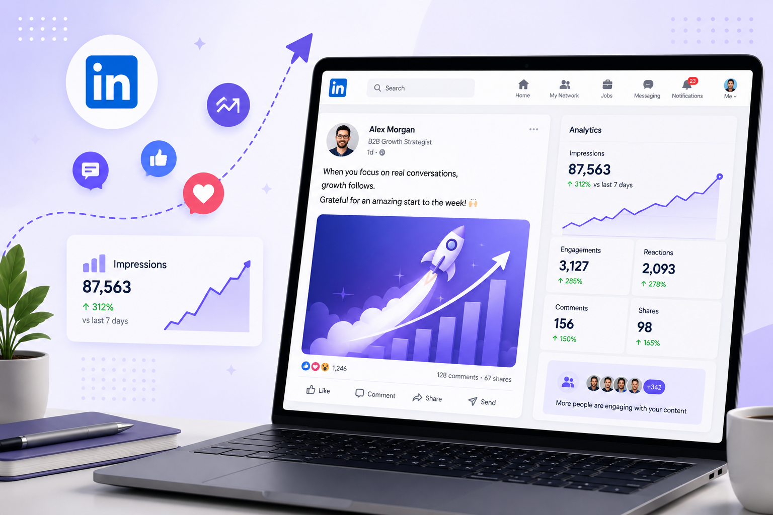 How to Go Viral on LinkedIn in 2026, and Turn the Attention Into Pipeline
