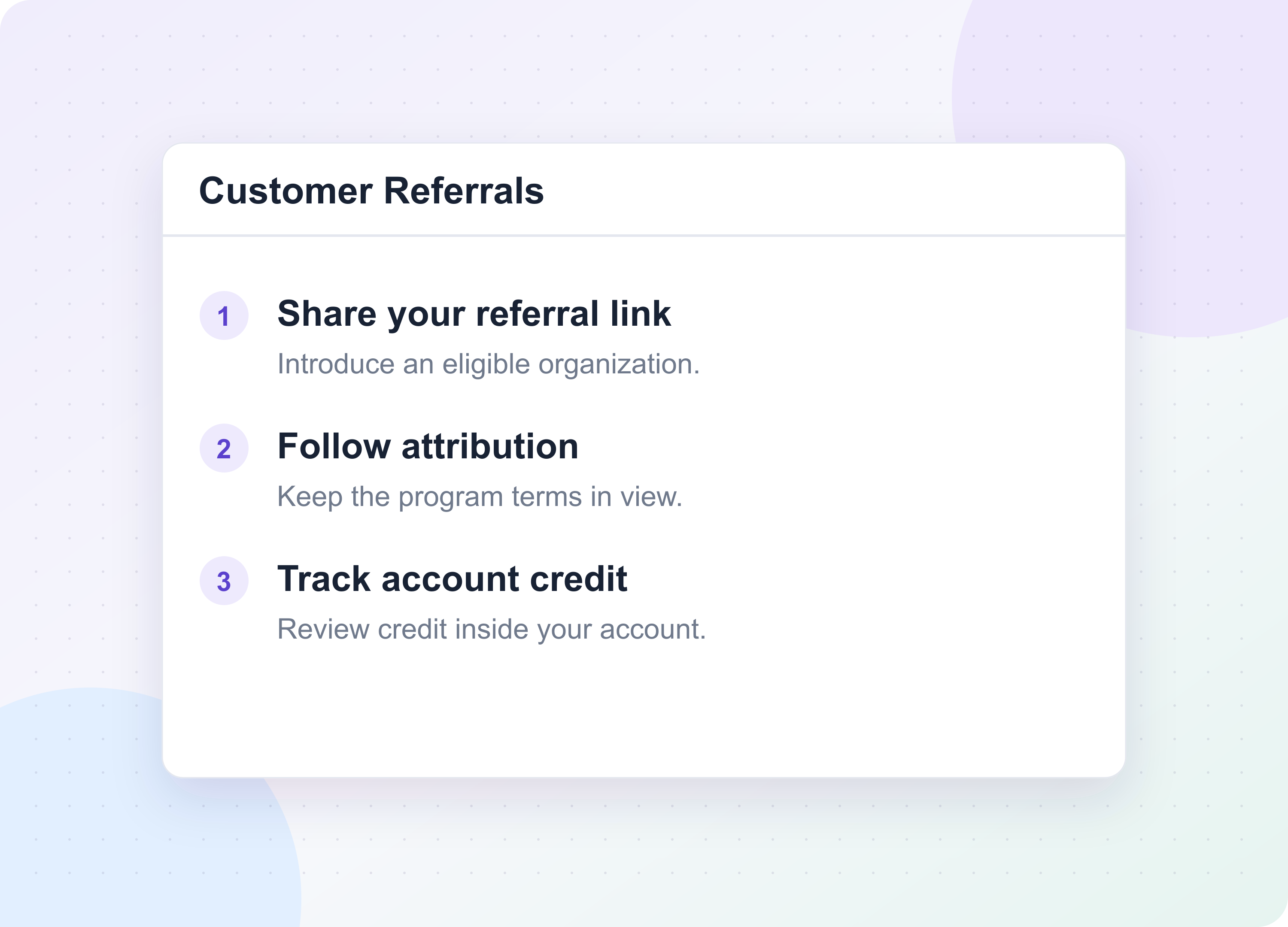 OutFlo customer referrals workflow