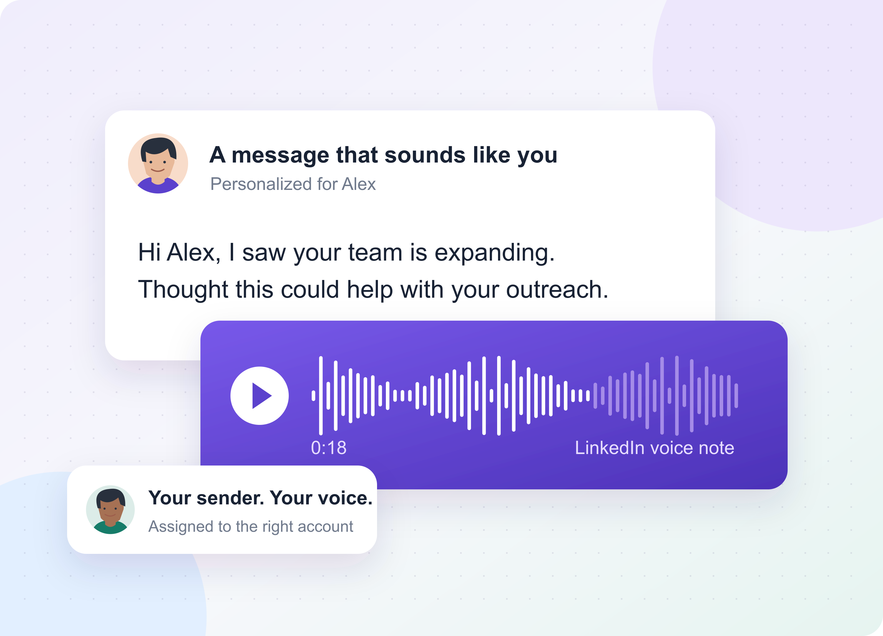 OutFlo ai voice notes workflow